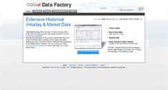 Desktop Screenshot of cqgdatafactory.com
